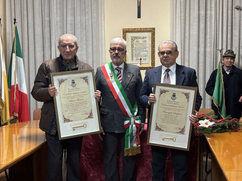 Due nuove cittadinanze onorarie a Conzano
